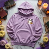 Little Ghost Iced Coffee Hoodie – Cute Halloween Ghost Hoodie-Hoodie-Gentleman.Clothing