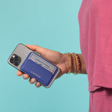 Mag Safe Leather Wallet with RFID - Cobalt-Small Leather Goods-Gentleman.Clothing