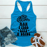 🍾 Man I Feel Like a Bride Bachelorette Party Tank Top 💍-Tank Top-Gentleman.Clothing