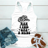 🍾 Man I Feel Like a Bride Bachelorette Party Tank Top 💍-Tank Top-Gentleman.Clothing