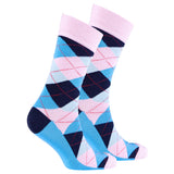 Men's Blush Argyle Socks-Socks-Gentleman.Clothing