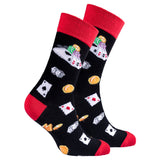 Men's Card Table Socks-Socks-Gentleman.Clothing