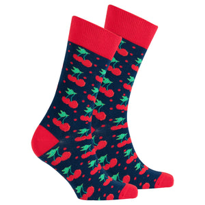 Men's Cherry Socks-Socks-Gentleman.Clothing