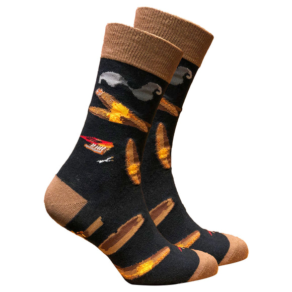 Men's Cigar Socks-Socks-Gentleman.Clothing