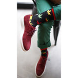 Men's Colorful Weed Socks-Socks-Gentleman.Clothing