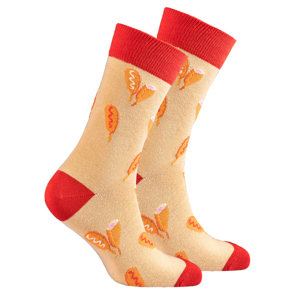 Men's Corn Dog Socks-Socks-Gentleman.Clothing