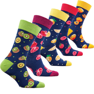 Men's Delightful Fruits Socks-Socks-Gentleman.Clothing