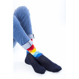 Men's Flame Sky Diamond Socks-Socks-Gentleman.Clothing