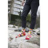 Men's Flame Triangle Socks-Socks-Gentleman.Clothing