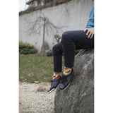 Men's Flame Triangle Socks-Socks-Gentleman.Clothing