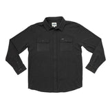 Men's Flex Flannel (Coal)-Shirts & Tops-Gentleman.Clothing