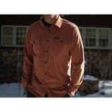 Men's Flex Flannel (Rust)-Shirts & Tops-Gentleman.Clothing