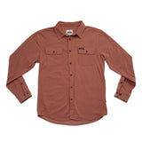 Men's Flex Flannel (Rust)-Shirts & Tops-Gentleman.Clothing