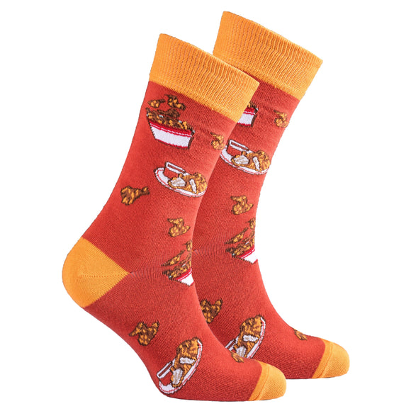 Men's Fried Chicken Socks-Socks-Gentleman.Clothing