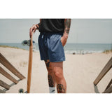 Men's Hybrid Tech 5" Short (Deep Blue)-Gentleman.Clothing
