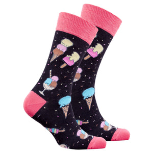 Men's Ice Cream Paradise Socks-Socks-Gentleman.Clothing