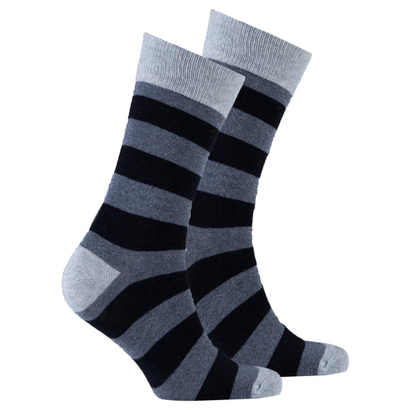 Men's Iron Gate Stripe Socks-Socks-Gentleman.Clothing