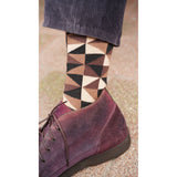 Men's Sand Triangle Socks-Socks-Gentleman.Clothing