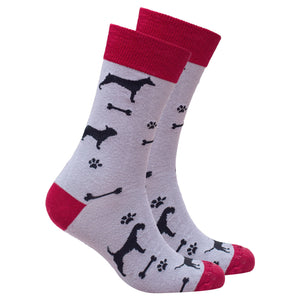 Men's Shadow Dog Socks-Socks-Gentleman.Clothing