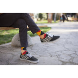 Men's Spicy Orange Argyle Socks-Socks-Gentleman.Clothing