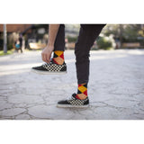 Men's Spicy Orange Argyle Socks-Socks-Gentleman.Clothing