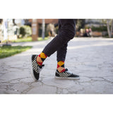 Men's Spicy Orange Argyle Socks-Socks-Gentleman.Clothing