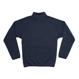 Men's Waffle 1/4 Zip Pullover (Navy)-Shirts-Gentleman.Clothing