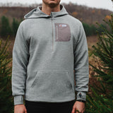 Men's Waffle Tech Hoodie (Ash)-Shirts-Gentleman.Clothing