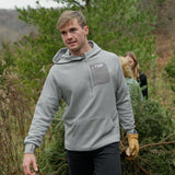 Men's Waffle Tech Hoodie (Ash)-Shirts-Gentleman.Clothing