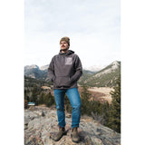 Men's Waffle Tech Hoodie (Carbon)-Shirts-Gentleman.Clothing