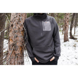 Men's Waffle Tech Hoodie (Carbon)-Shirts-Gentleman.Clothing