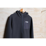 Men's Waffle Tech Hoodie (Carbon)-Shirts-Gentleman.Clothing