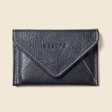 Mini Envelope Wallet - Black-Envelope Wallet-Gentleman.Clothing