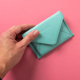 Mini Envelope Wallet With RFID protection - Baby Blue-Envelope Wallet-Gentleman.Clothing
