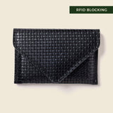 Mini Envelope Wallet With RFID protection - Black Limited Edition-Envelope Wallet-Gentleman.Clothing