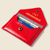 Mini Envelope Wallet With RFID protection - Fire Red-Envelope Wallet-Gentleman.Clothing