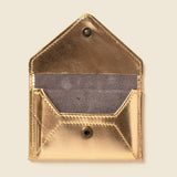 Mini Envelope Wallet With RFID protection - Gold-Envelope Wallet-Gentleman.Clothing