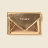 Mini Envelope Wallet With RFID protection - Gold-Envelope Wallet-Gentleman.Clothing