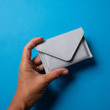 Mini Envelope Wallet With RFID protection - Ice Blue-Envelope Wallet-Gentleman.Clothing