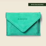 Mini Envelope Wallet With RFID protection - Mint-Envelope Wallet-Gentleman.Clothing