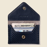 Mini Envelope Wallet With RFID protection - Navy Limited Edition-Envelope Wallet-Gentleman.Clothing