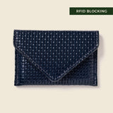 Mini Envelope Wallet With RFID protection - Navy Limited Edition-Envelope Wallet-Gentleman.Clothing
