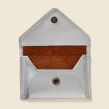 Mini Envelope Wallet With RFID protection - Silver-Envelope Wallet-Gentleman.Clothing