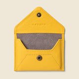 Mini Envelope Wallet With RFID protection - Sunny Yellow-Envelope Wallet-Gentleman.Clothing