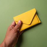 Mini Envelope Wallet With RFID protection - Sunny Yellow-Envelope Wallet-Gentleman.Clothing