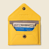 Mini Envelope Wallet With RFID protection - Sunny Yellow-Envelope Wallet-Gentleman.Clothing
