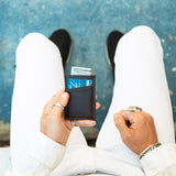 Minimalist Wallet - Brown-Slim Card Holder-Gentleman.Clothing