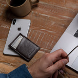 Minimalist Wallet - Brown-Slim Card Holder-Gentleman.Clothing