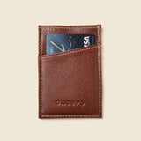 Minimalist Wallet - Chocolate-Slim Card Holder-Gentleman.Clothing