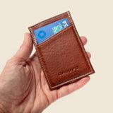 Minimalist Wallet - Chocolate-Slim Card Holder-Gentleman.Clothing